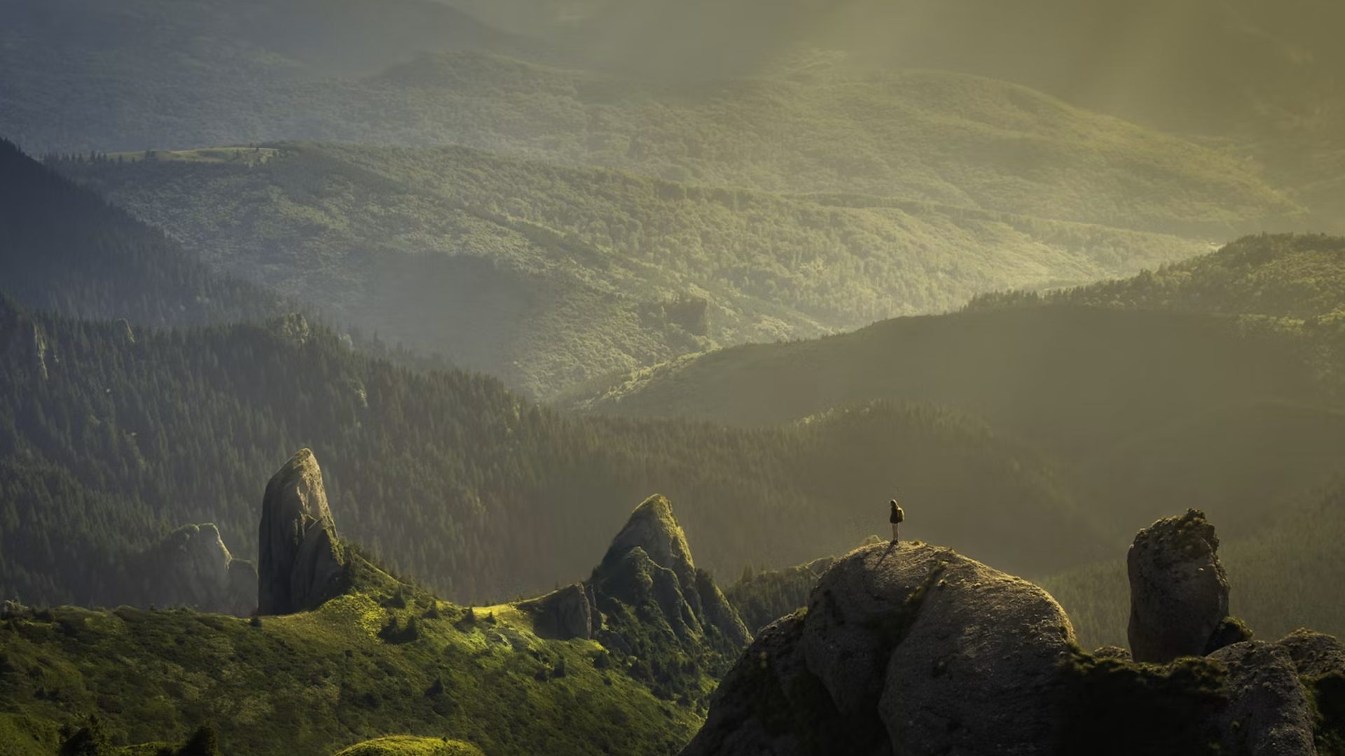Paisaje natural de destino latinoamericano al amanecer